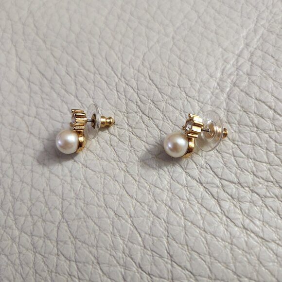 Monet Swarovski Earrings - Picture 3 of 5